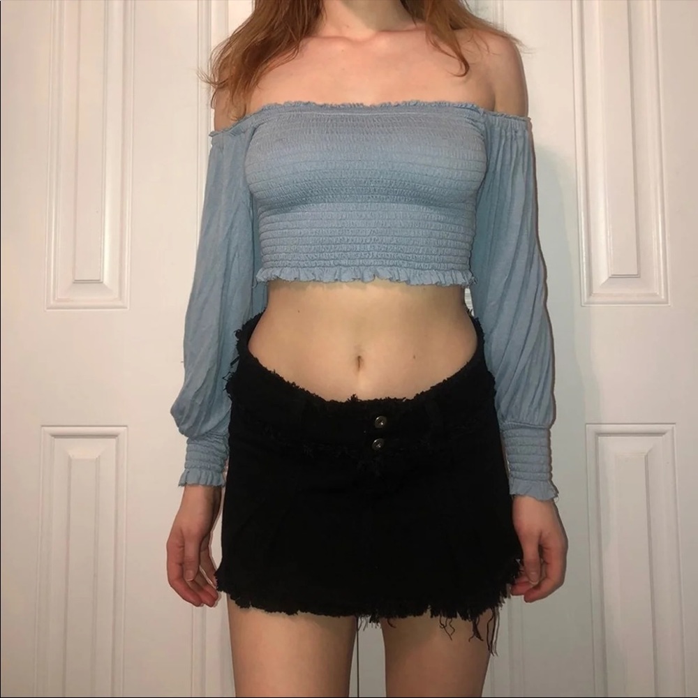 urban outfitters off the shoulder top